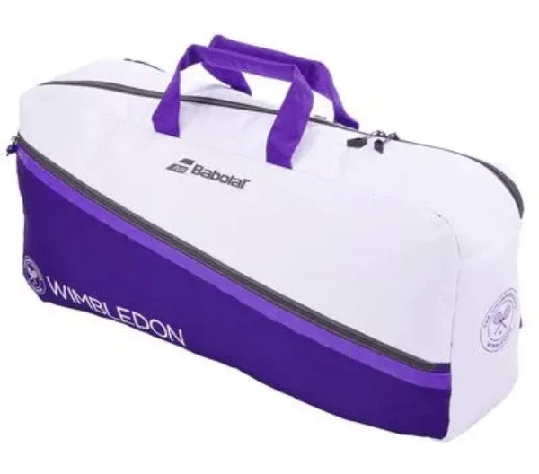 Babolat Wimbledon Duffle Bag- White/Purple