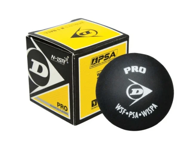 Dunlop Double Dot Squash Ball (Yellow)