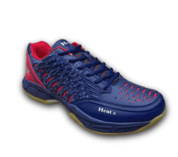 HeatX Swift Pro- Navy Red | Non Marking Indoor Court Shoes