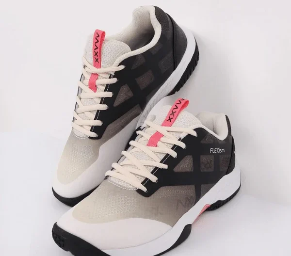 Maxx Flexism Indoor Court Shoes Black-Beige