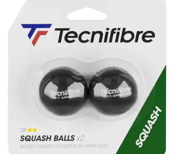 Tecnifibre Double Dot Squash Ball (Yellow)