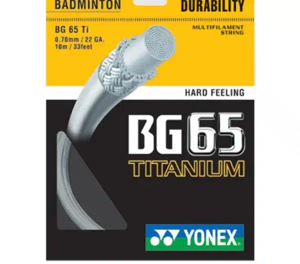 Yonex BG65 TI (Titanium) Badminton Racket String