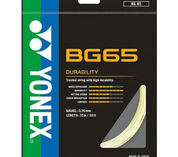Yonex BG 65 Badminton Racket String