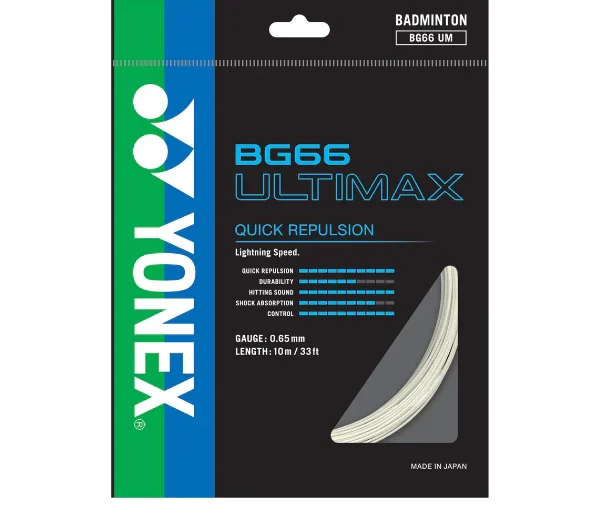 Yonex BG 66 Ultimax Badminton Racket String