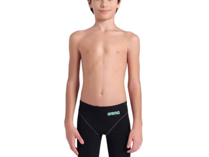 Arena Boys Impulso Powerskin Jammer - Black-Teal